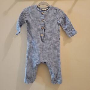 Elegant Baby Organics Cotton Gauze/Muslin Romper